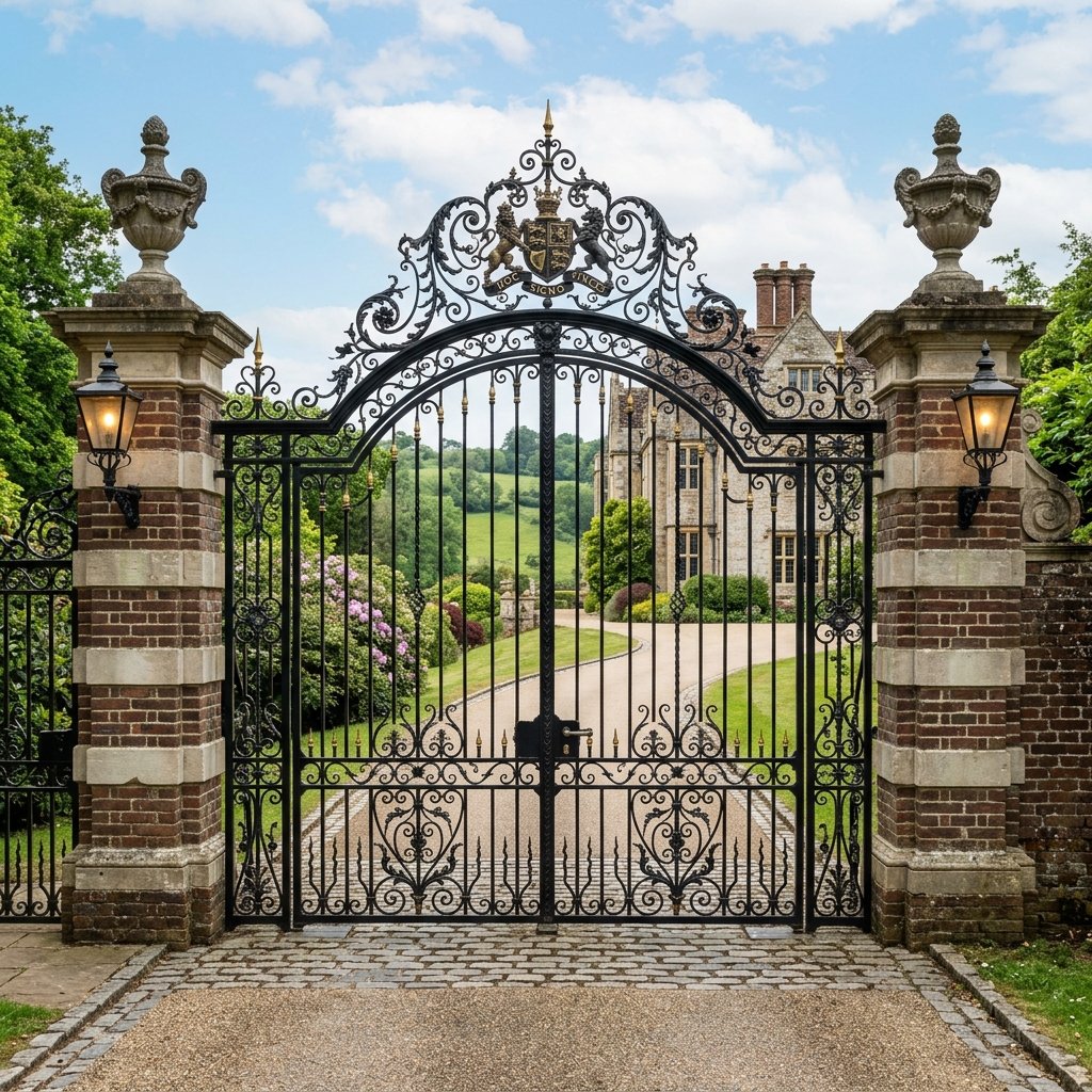 Wrought Iron Main Gates
