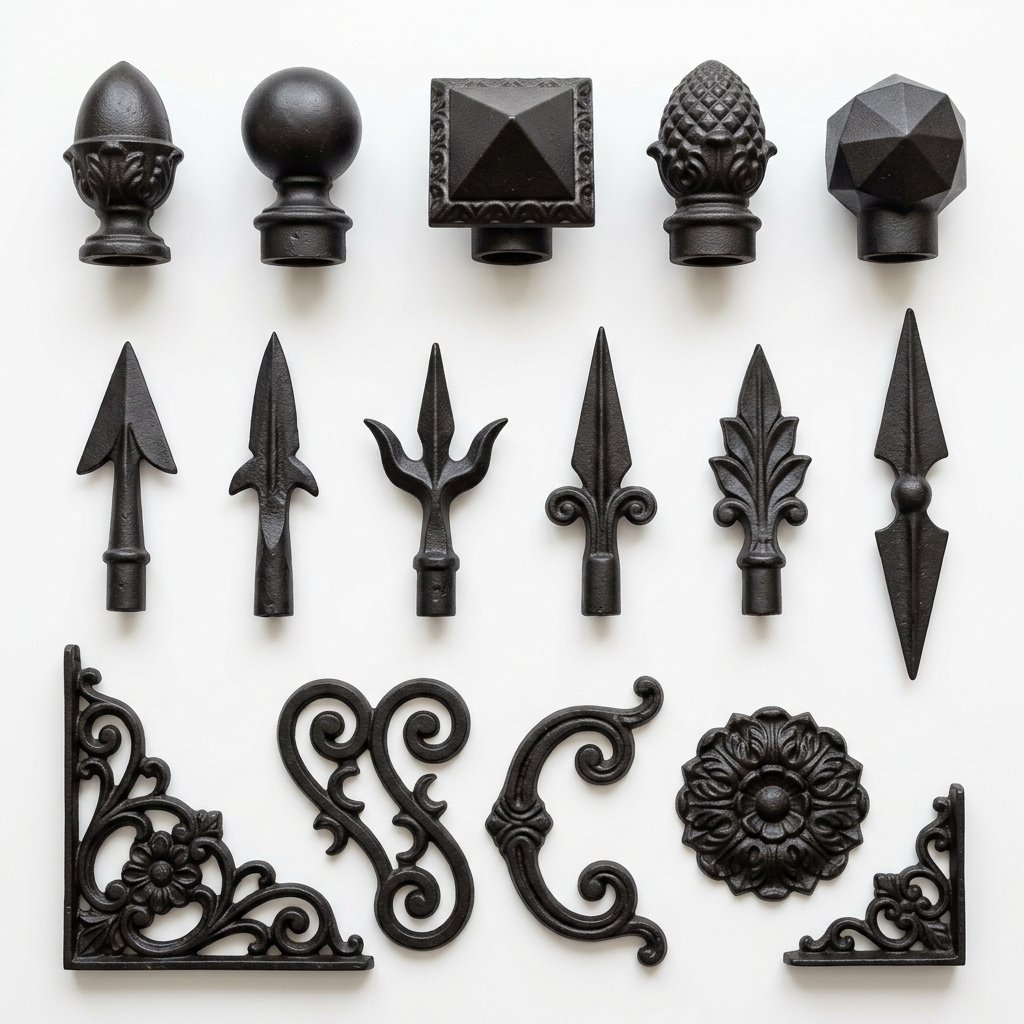 Cast Iron Post Caps & Finials